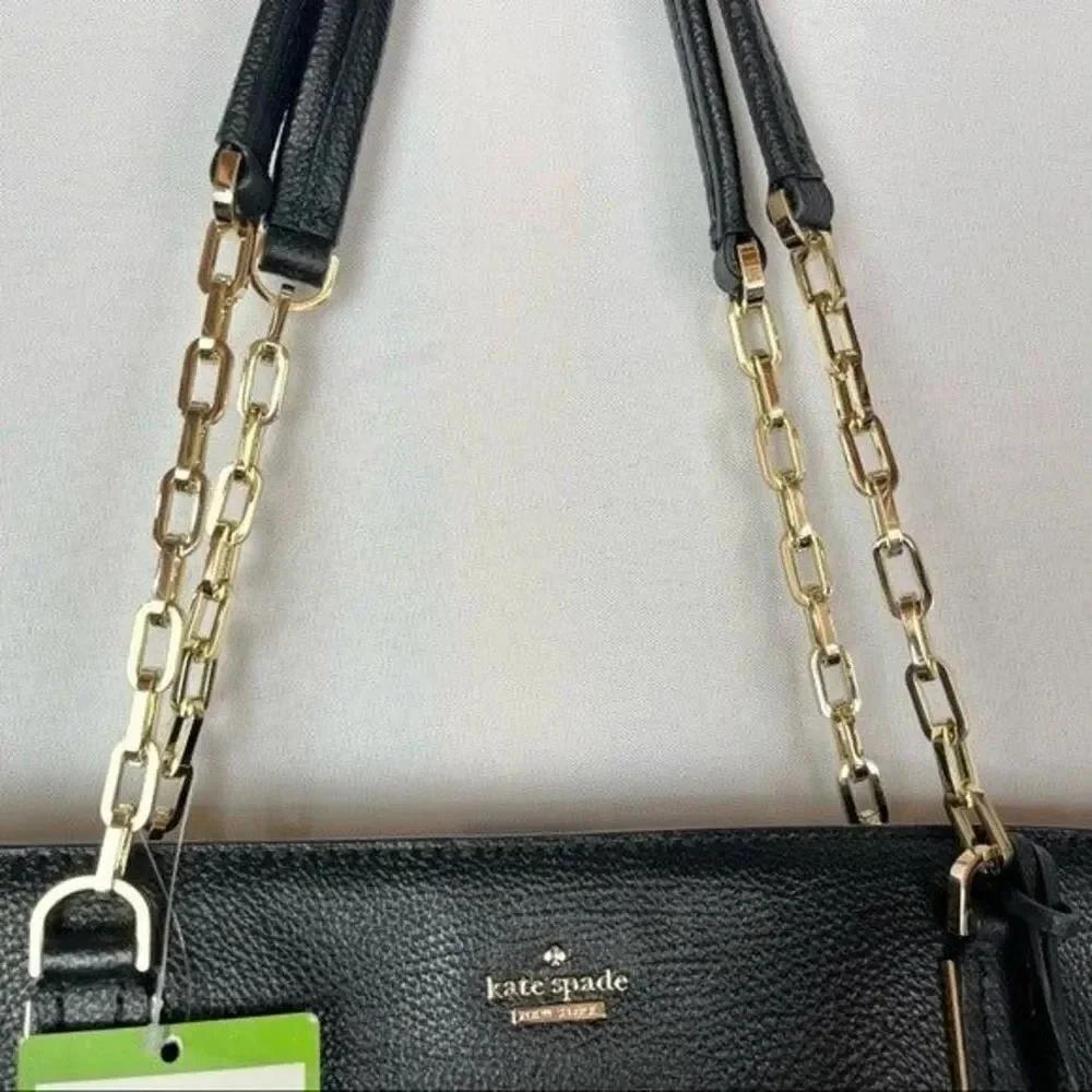 Kate Spade Black Kingston Drive Vivian Leather Shoulder Bag